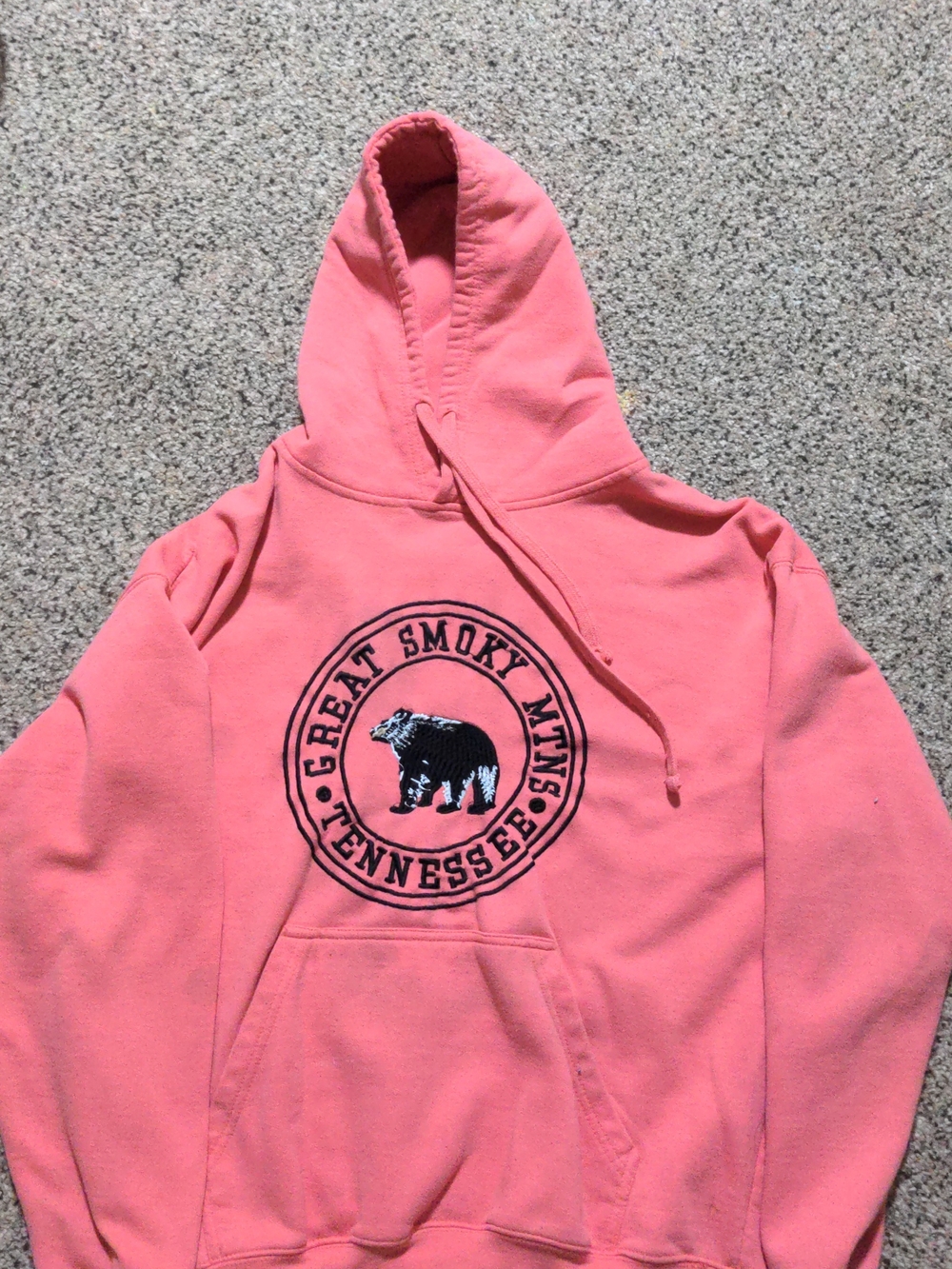 Sanjeev of Gatlinburg Coral Pullover Hoodie